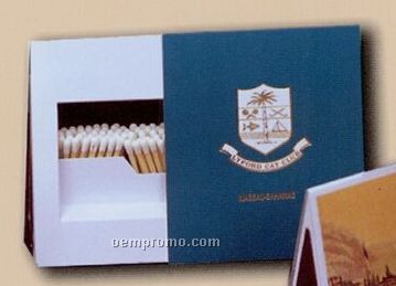 Tent A Custom Table Top Match Box W/ 75 Count Matches (85mmx50mmx100mm)