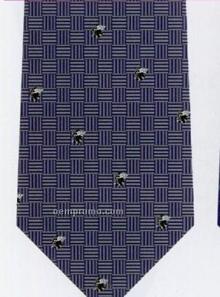 Custom Logo Woven Polyester Tie - Pattern Style G