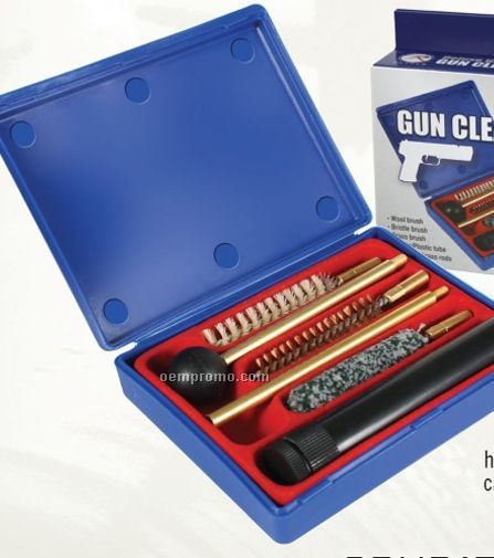 .45 Caliber Handgun Cleaning Kit With Brushes
