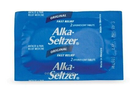 Alka Seltzer Effervescent Tablet Packet