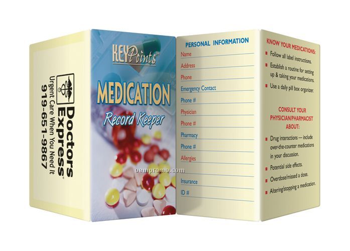 Key Point Brochure - Medication Record Keeper