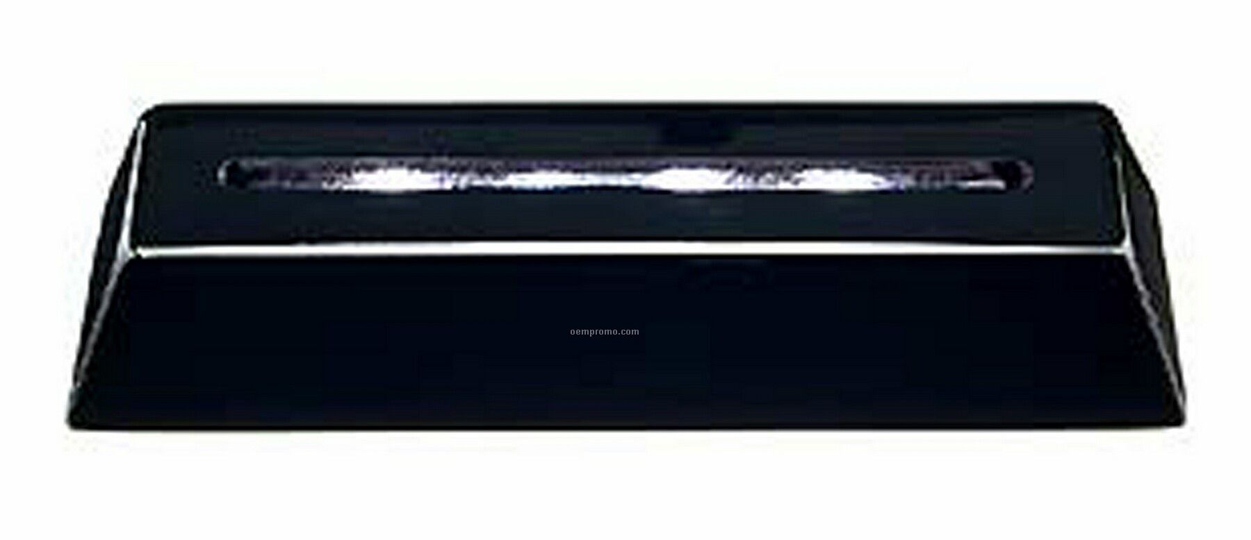 Black LED Slotted Base For 4" Wide And 1/2" Thick. Features 3 Led's.