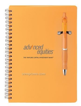 Eon Colorplay Notebook W/ Plastic Ballpoint Pen Combo