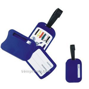 Privacy Luggage Tag W/Sewing Kit
