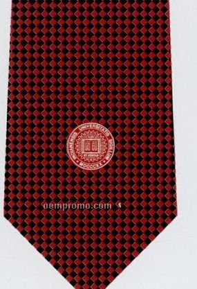 Custom Logo Woven Polyester Tie - Pattern Style J