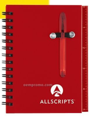 All-in-one Mini Notebook W/ Ballpoint Pen