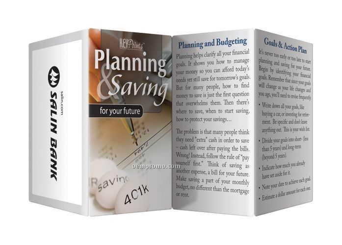 Key Points Brochure - Planning And Saving For Your Future
