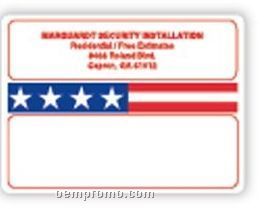 Laser Sheet Mailing Labels With Stars & Stripes