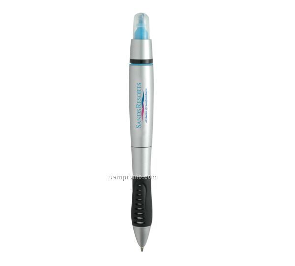 Silver Pen Highlighter (4 Color Process)
