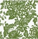 Butterfly Damask Green Pot Holder