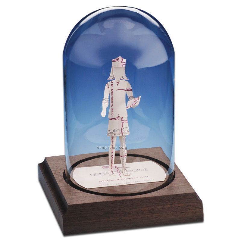 Glass Dome Business Card Sculpture - Nurse