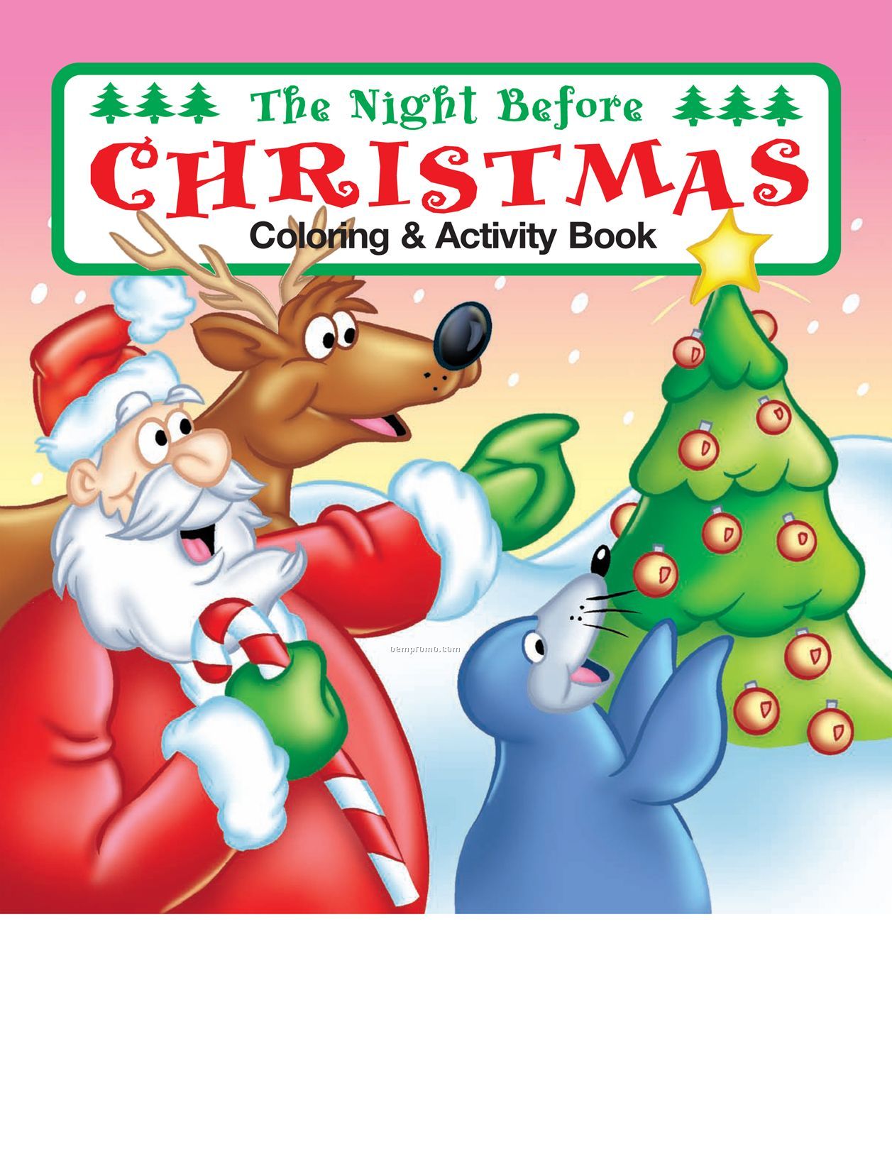 The Night Before Christmas Coloring Book Fun Pack