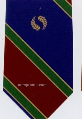 Custom Logo Woven Polyester Tie - Pattern Style M