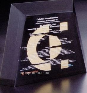 Custom Lucite Award (9 1/2"X7 1/2"X1 1/2")