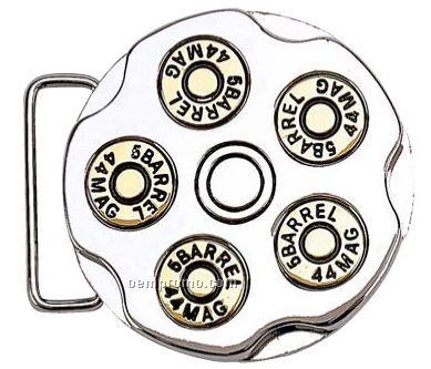 Diamond Plate Revolver Belt Buckle