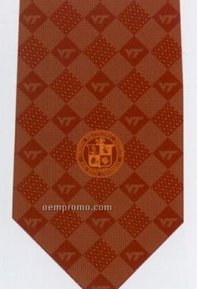 Custom Logo Woven Polyester Tie - Pattern Style N