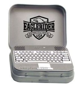 Laptop Designed Tin W/ Small Peppermints