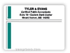 Laser Sheet Mailing Labels With Green & Gray Border