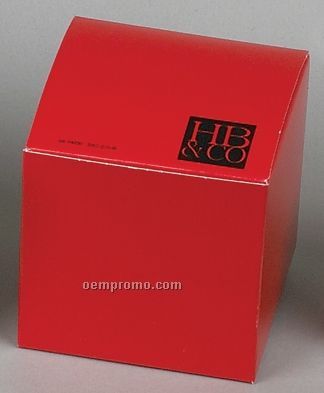 Red Chipboard Gift Box - Lid Only (4"X4"X4")