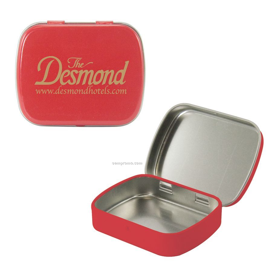 Empty Small Red Mint Tin