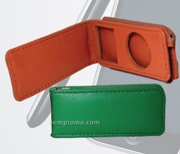 Mp3 Player Cover Front Flap Clip / Green