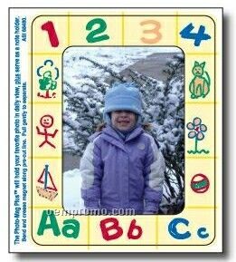 Pick 4 Photo Mag Plus Magnetic Picture Frame (Alphabet & Numbers)