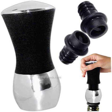 Wine Pump And Stopper Set