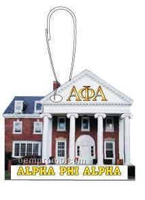 Alpha Phi Alpha Fraternity House Zipper Pull