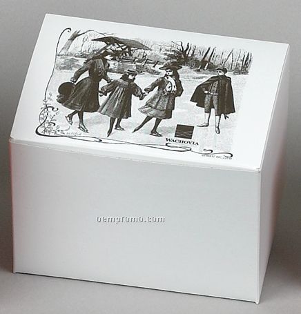Black Chipboard Gift Box - Lid Only (6"X4-1/2"X4-1/2")