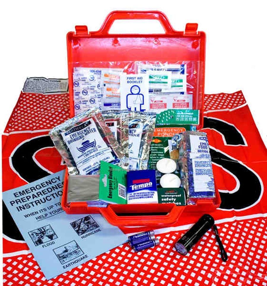 Emergency Survival Kit For Hurricane Floods Earthquakes & Other Disasters