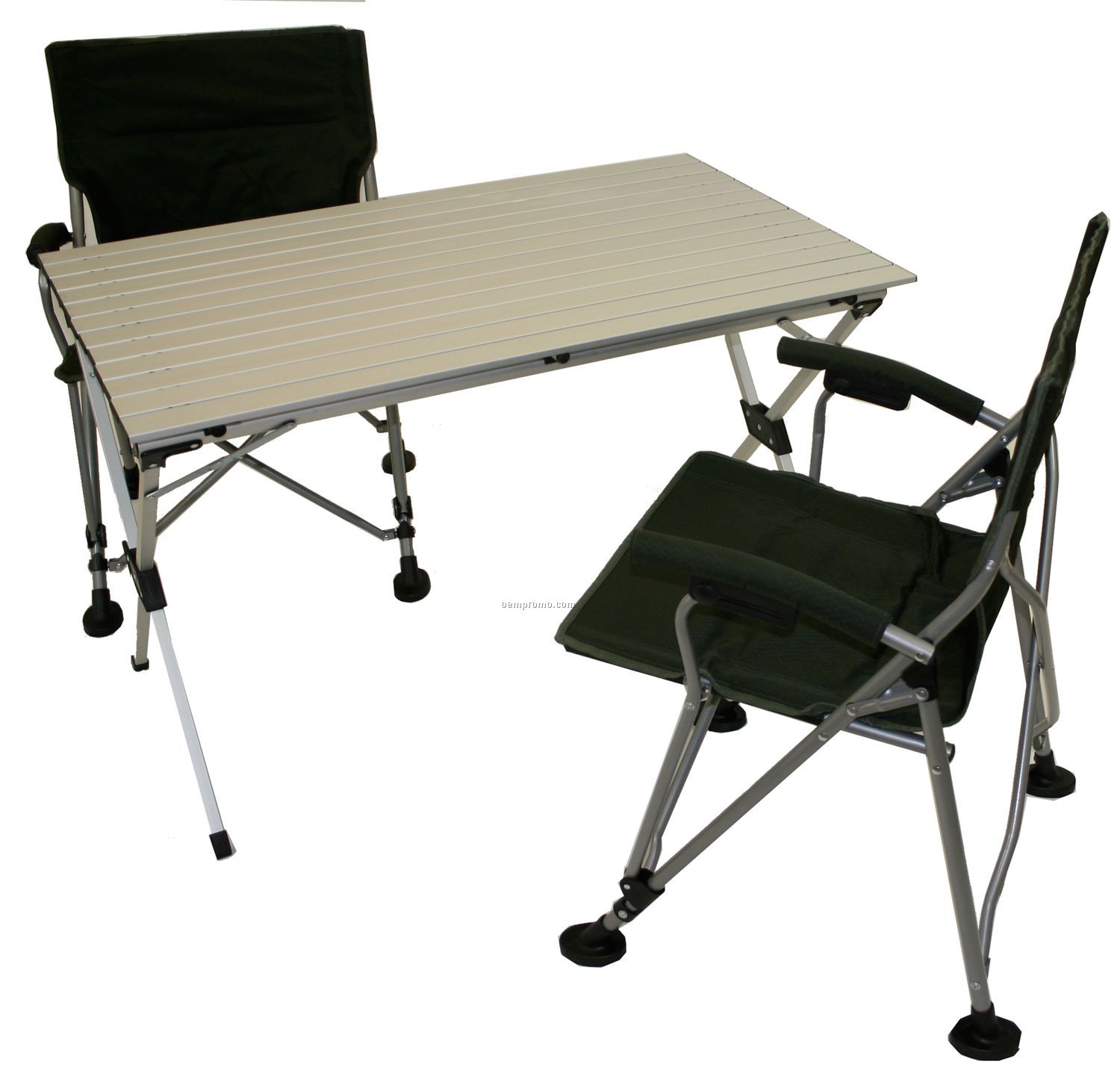 Large Picnic Aluminum Picnic Table With 2 Chairs In A Bag