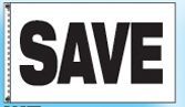 Stock Dealer Logo Flags - Save