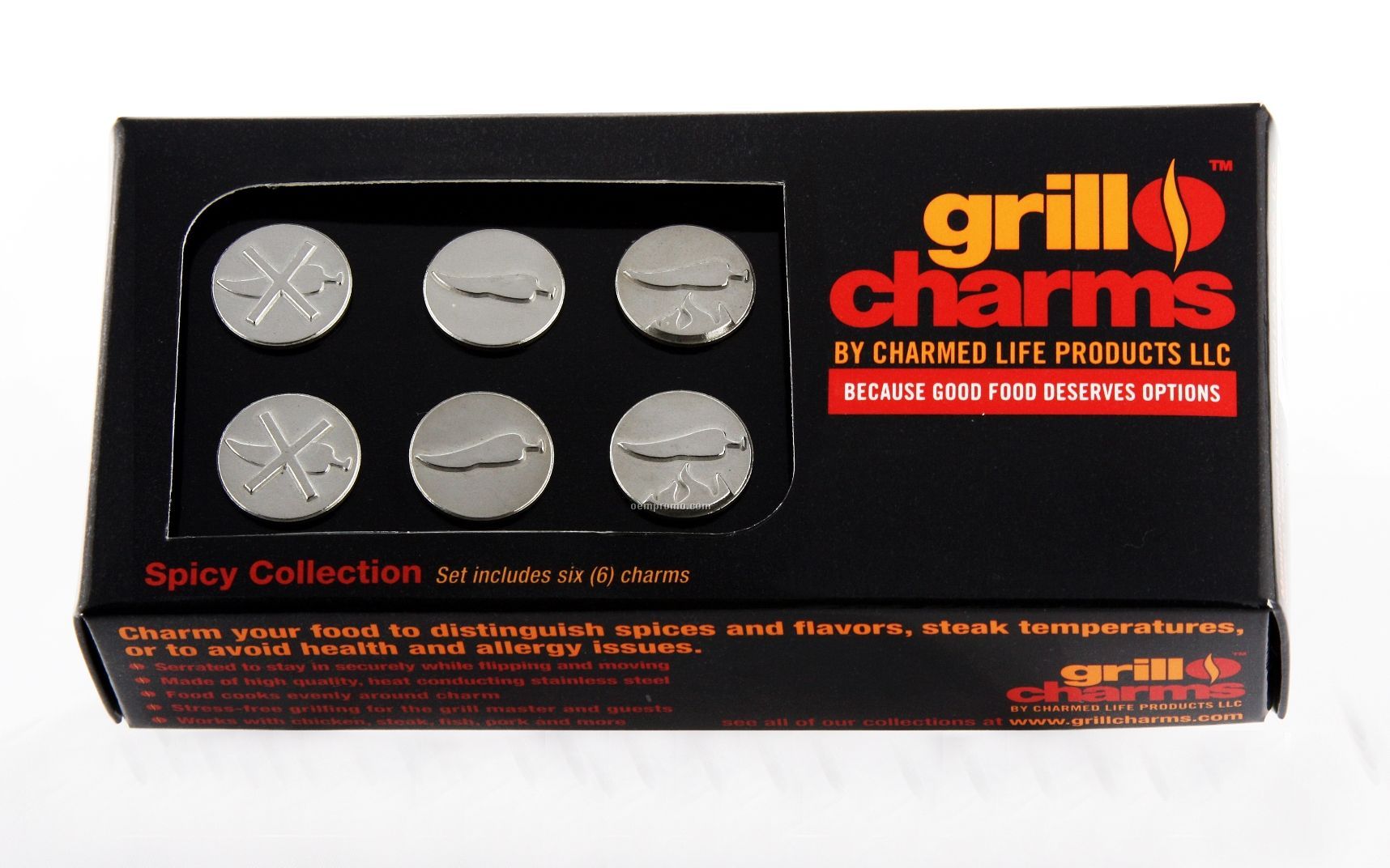 Custom Spicy Collection Grill Charms