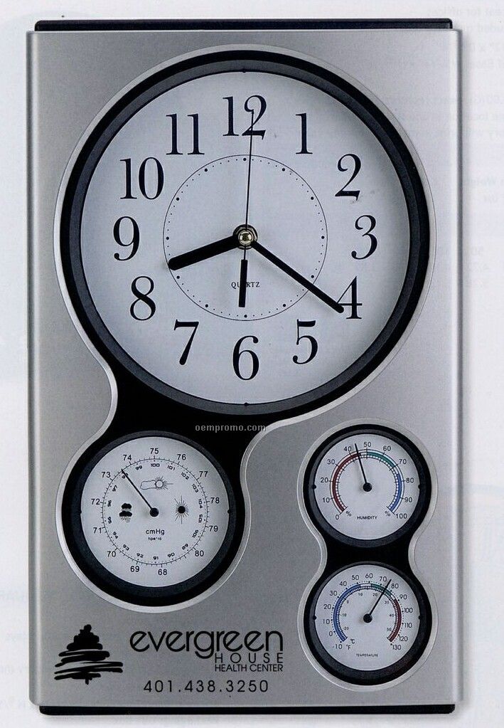 internet weather wall clock