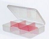 Translucent Six Compartment Pill Box