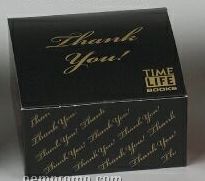 Black Chipboard Gift Box - Lid Only (6"X4"X4")