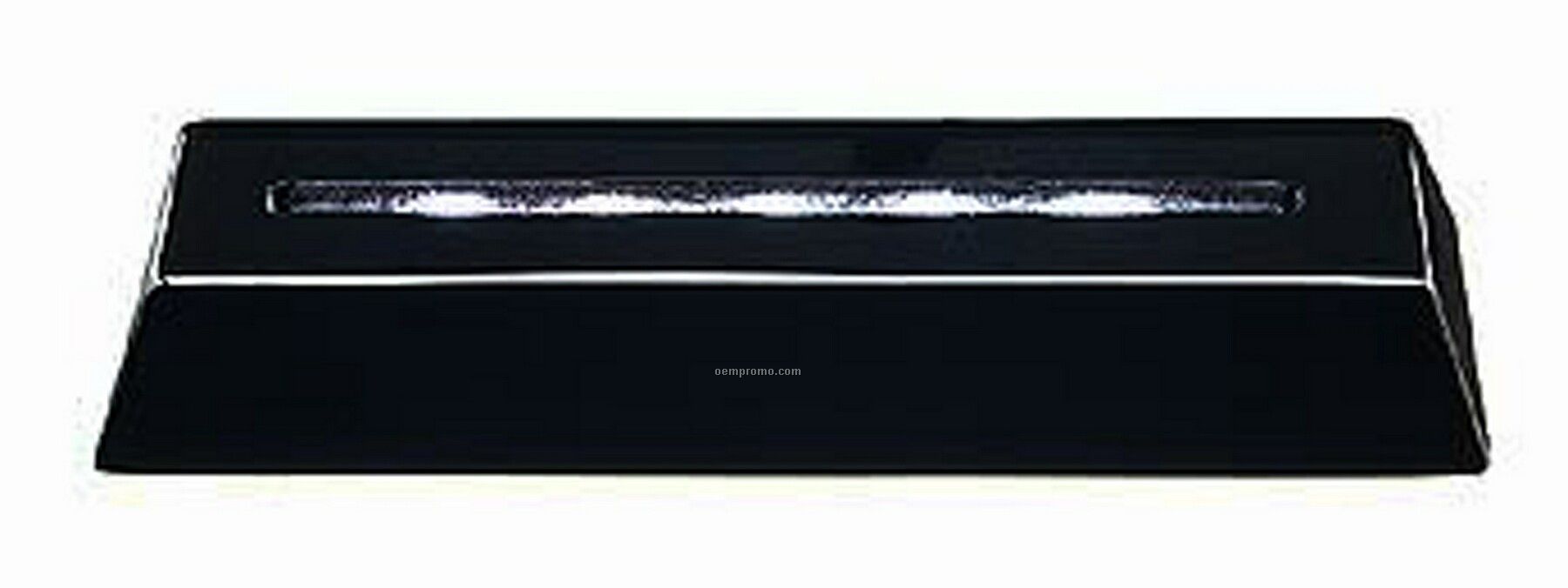 Black LED Slotted Base For 6" Wide X 1/2" Thick. Features 8 Led's.