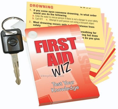 First Aid Wiz Key Tag