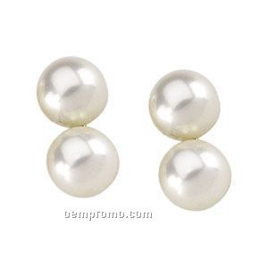 Ladies' 14ky 6mm Cultured Pearl Earring