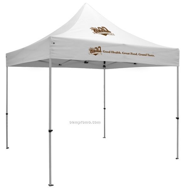 Showstopper Premium 10' Square Tent / Full Color Imprint/ 2 Location