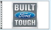 Stock Dealer Logo Flags - Built Ford Tough (3'x5')