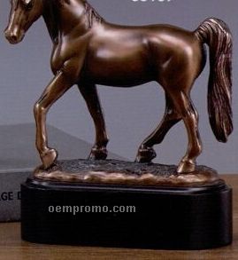 Tennessee Walking Horse Trophy W/ Rectangle Base (6"X7")