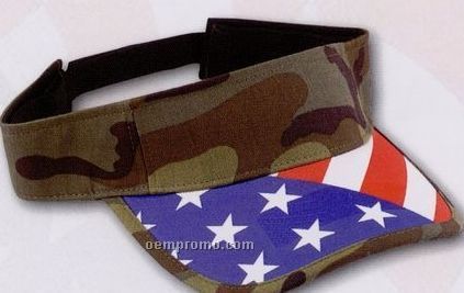 The Patriotic Collection American Flag Camouflage Visor