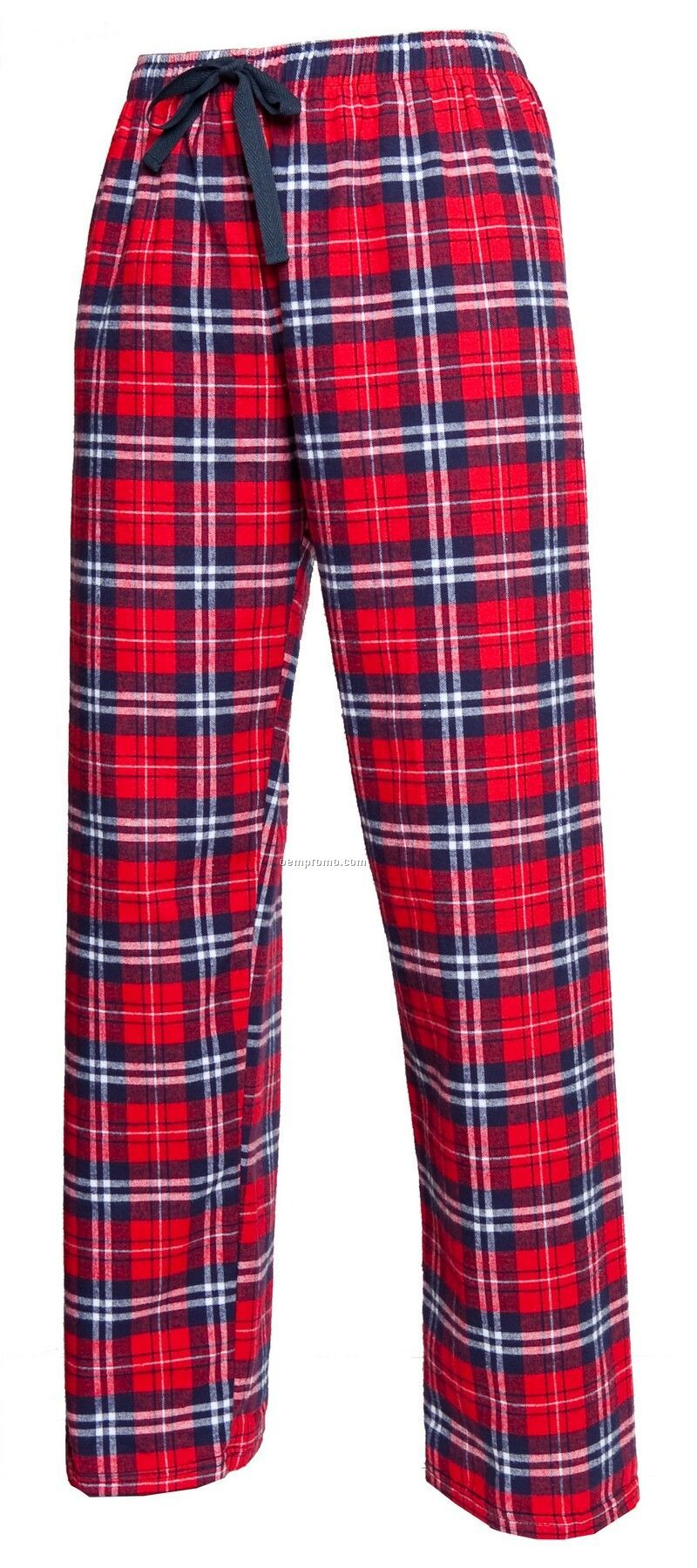 Youth Team Pride Flannel Pant In Navy Blue & Red Plaid