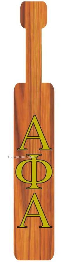 Alpha Phi Alpha Fraternity Paddle Bookmark W/ Black Back