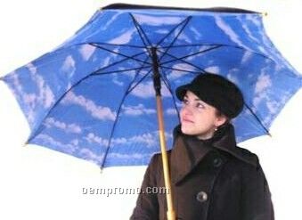 The Blue Sky Fashion Auto Open Umbrella