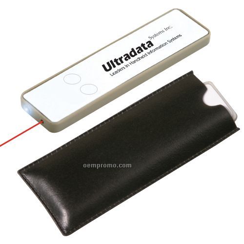 Flat Laser Card Pointer With LED Light And Vinyl Case