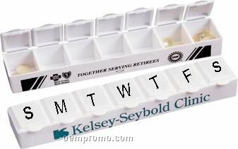 Pill Box, 7 Day Compartments