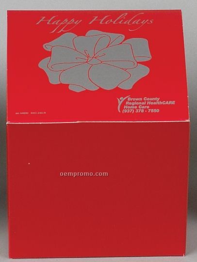Red Chipboard Gift Box - Lid Only (6"X6"X6")