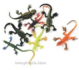 3" Painted Lizards